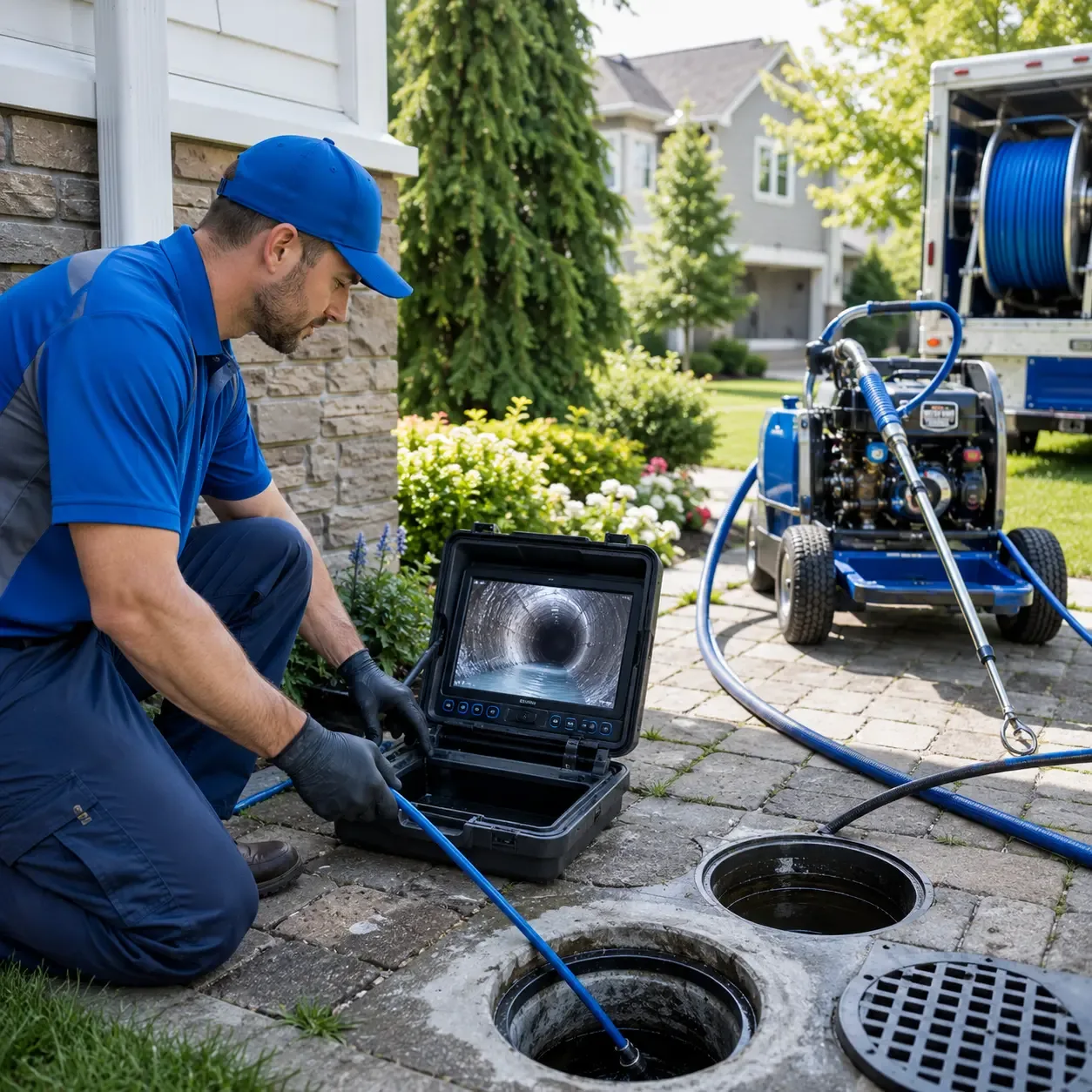 Outdoor drain cleaning professionals serving Lyburn, WV