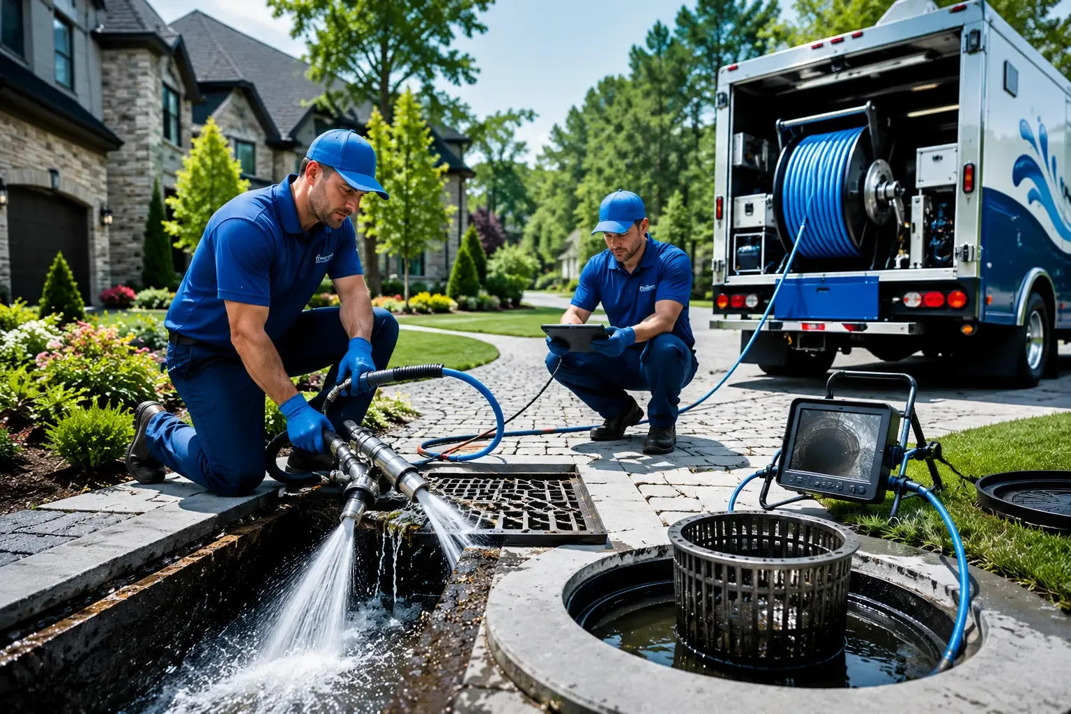 Local outdoor drain cleaning professionals in Lyburn, WV