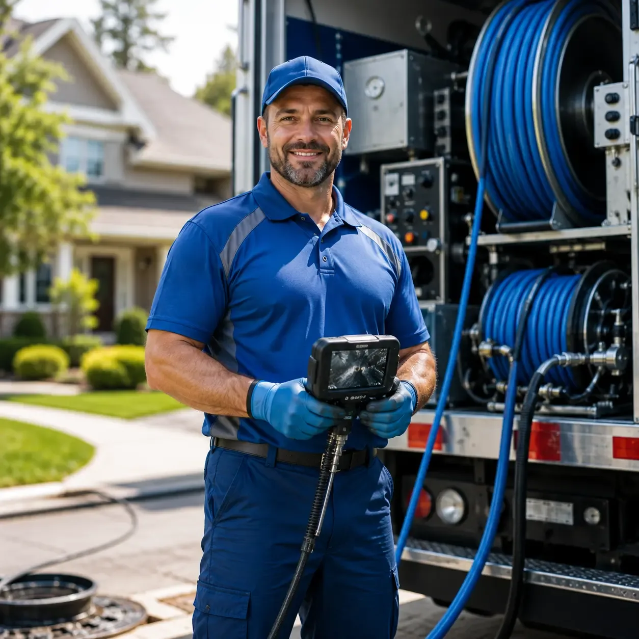 Local outdoor drain cleaning specialists in Lyburn, WV